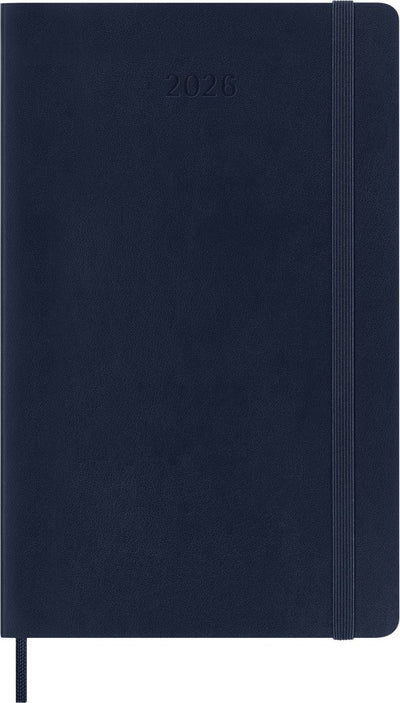 Moleskine 12-Monats-Tagebuch – 2027 – täglich – groß – weicher Einband – Saphirblau