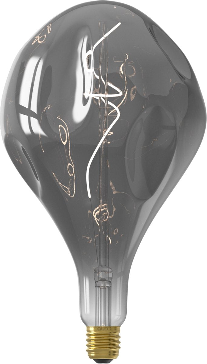 Calex Organic Evo XXL Titan – E27-LED-Lampe – dimmbare Filament-Lichtquelle – 6 W – warmweißes Licht