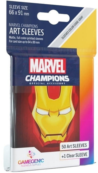 Marvel Brettspielhüllen „Champions: Iron Man“ 66 x 91 mm (51 Stück) - Zubehör