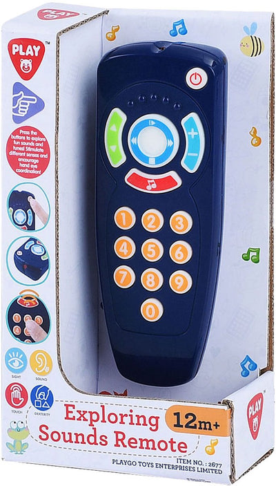 Spielen Sie Baby Fernbedienung mit schallblau