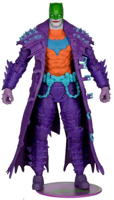 Mcfarlane Toys DC Multiverse Actionfigur Batman (Dark Nights: Death Metal) Jokerized (goldenes Etikett), 18 cm große Actionfigur