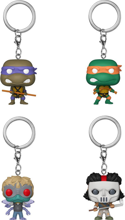 Funko Pop Schlüsselanhänger: TMNT – 12 Stück PDQ (blind)