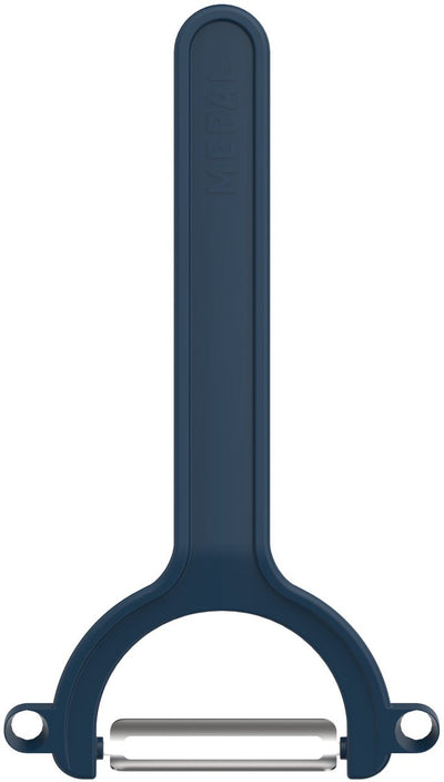 Mepal Schäler Edelstahl Chef It – 17 cm – Kartoffelschäler – scharfe Messer – spülmaschinenfest – Küchenutensilien – Marineblau
