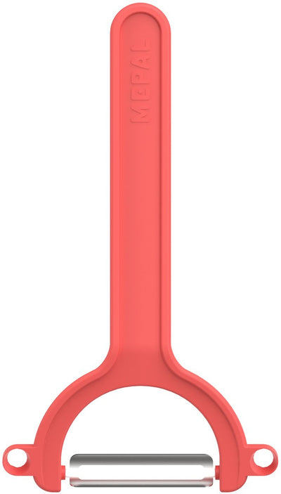 Mepal Schäler Edelstahl Chef It – 17 cm – Kartoffelschäler – scharfe Messer – spülmaschinenfest – Küchenutensilien – Koralle