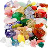 Creativ Company Glasperlen, Blätter, Blüten, D 6-17 mm, Lochgröße 0,5-1,5 mm, verschiedene Farben, 350 gr 1 Box
