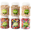 Creativ Company Holzperlen, D 5-25 mm, 6x200 g, 6x400 ml 1 Box