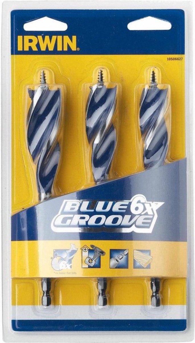 Irwin Blue Groove 6x, 3-teiliges Set: 20 22 25 mm - 10506627