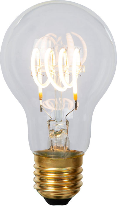 Lucide a60 - Filamentlampe - ø 6 cm - LED dimmbar - E27 - 1x4,9W 2700K - transparent