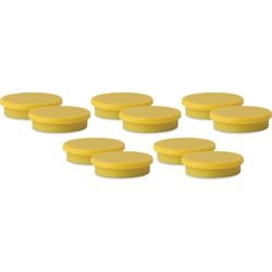 Magnete Niceday 30 mm gelb 10 Stk