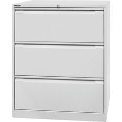 Aktenschrank Bisley df3645 hellgrau 3 Schubladen
