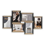 ZEP Fotorahmen DN688B Vercelli Schwarz 6x 10x15 cm - afbeelding 1