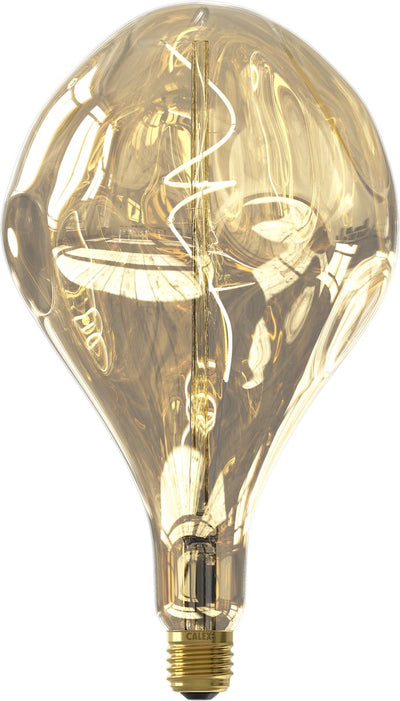 Calex Organic Evo XXL Champagner – E27-LED-Lampe – dimmbare Filament-Lichtquelle – 6 W – warmweißes Licht
