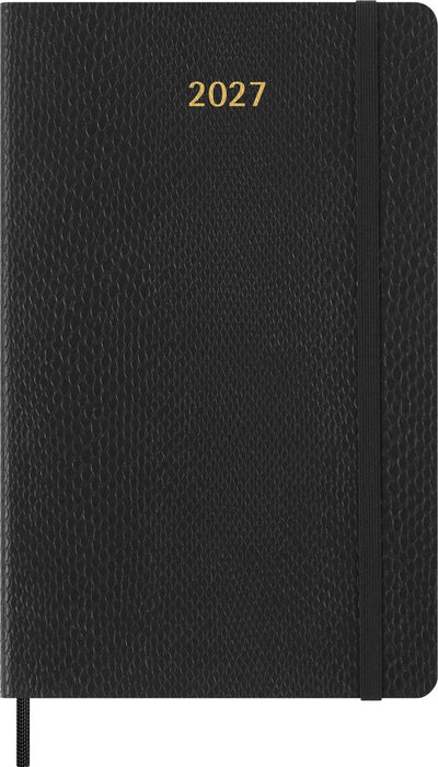 Moleskine 12-Monats-Agenda – 2027 – kostbar, ethisch – wöchentlich – groß – Mamba – Schwarz