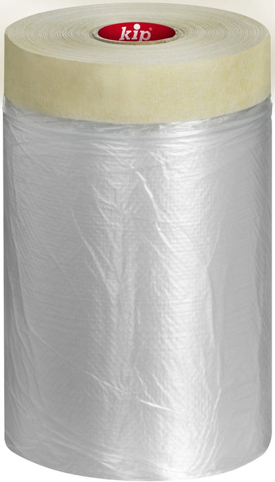 Kip 3832 – Feinkrepp-Maske – Beige – 1100 mm x 33 m – masking-tec PE-Abdeckfolie mit statischer Aufladung zum schnellen Abdecken und Abdecken von Kanten und großen Flächen – für fast alle Flächen im Innenbereich – temperaturbeständig bis 60 °C