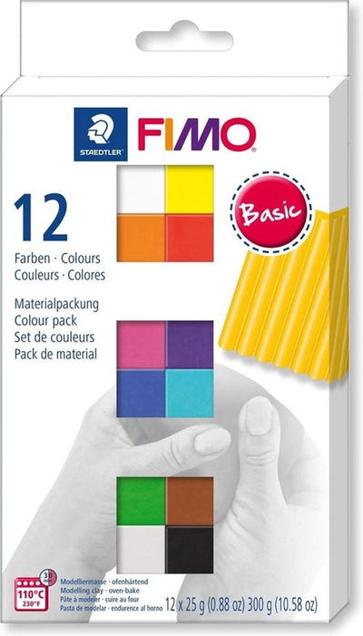 Fimo® Soft, Standardfarben, 12x25 Gr 1 Box