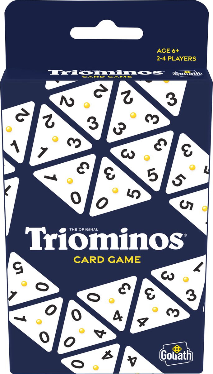 Goliath Triominos Kartenspiel – Kartenspiel – Triominos mit Karten – leicht zu tragen