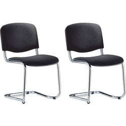 Besucherstuhl Nowy Styl Iso Swing schwarz