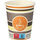 Pappbecher Stern 200ml 50 Stk