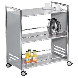 Abi Servierwagen 3 Böden 70x40x84cm silber