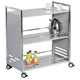 Abi Servierwagen 3 Böden 70x40x84cm silber