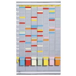 Lynx Wochenplaner-Set a 5540-5811 78,3 x 47,25 cm hellgrau 35 Fächer