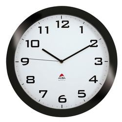 Wanduhr alba horissimo n 38cm schwarz