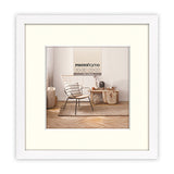 ZEP Fotorahmen V4530W Malmo Weiß 20x20 30x30 cm - afbeelding 1