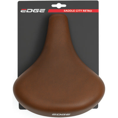 Edge Fietszadel City Retro Dark Brown (auf der Karte)
