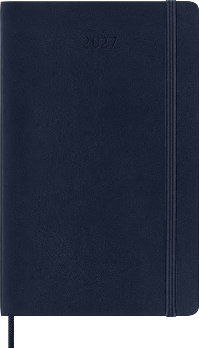 Moleskine 12 Maanden Agenda – 2027 – Wochen – groß – Zachte Kaft – Saffier Blauw