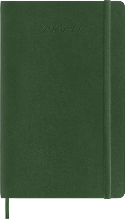 Moleskine 18-Monats-Tagebuch – 2026 27 – wöchentlich – groß – weicher Einband – Myrtengrün