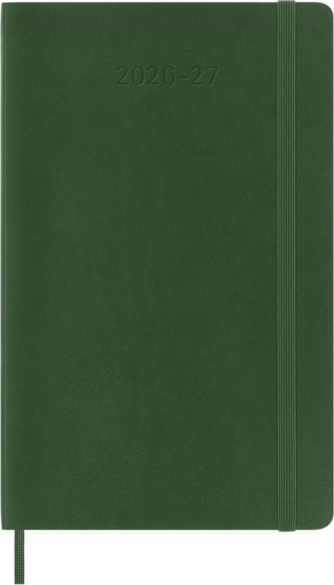 Moleskine 18-Monats-Tagebuch – 2026 27 – wöchentlich – groß – weicher Einband – Myrtengrün