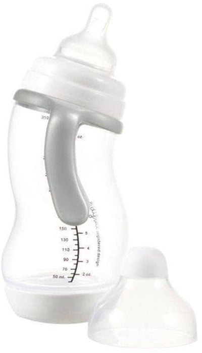 Difrax Babyflasche S-Babyflasche – 310 ml – Anti-Kolik – Weiß – 1 Stück