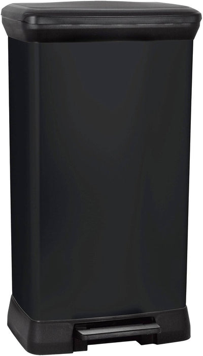 Curver Decobin Abfallbehälter – 50 l – 39 x 29 x 72 cm – schwarz