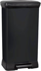 Curver Decobin Abfallbehälter – 50 l – 39 x 29 x 72 cm – schwarz