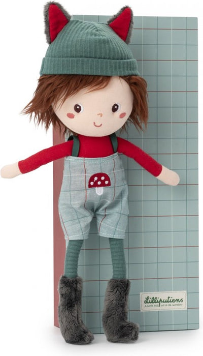 Lilliputiens – Kuschelpuppe Louis – weiche Kuschelpuppe, geliefert in einer Geschenkbox – die Puppe ist 32 cm groß – geeignet ab 2 Jahren