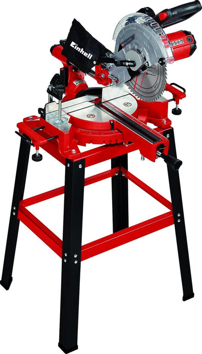 Einhell elektrische Radialkapp-Gehrungssäge TC-SM 2531 2 h – 1900 W – ø254 mm – mit Laser – inkl. Basis - inkl. Sägeblatt mit 48 Zähnen