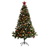 Everlands kaiserlicher Kiefern-Weihnachtsbaum 210 cm + Deko + LED