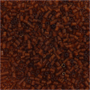Creativ Company Rocailles 2-Schliff, D 1,7 mm, Größe 15 0, Lochgröße 0,5 mm, braun, 25 g 1 Box - afbeelding 2