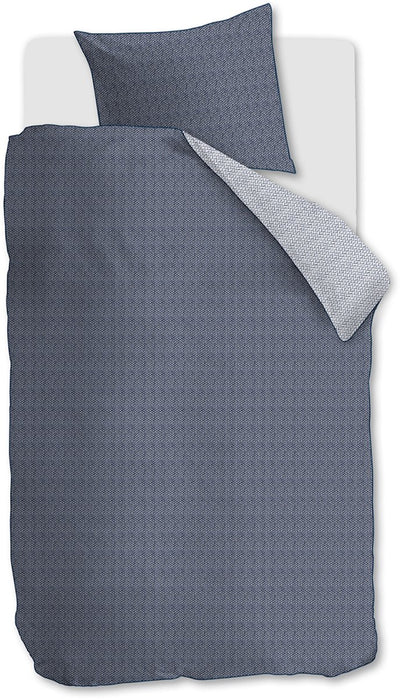 Riviera Maison gedrehter Bettbezug – Einzelbett – 140 x 200 220 – Blau