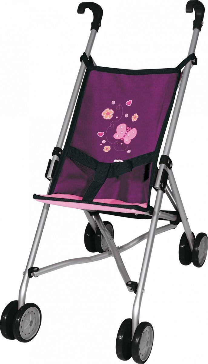 Bayer Design - Puppenbuggy - Lila mit Schmetterling