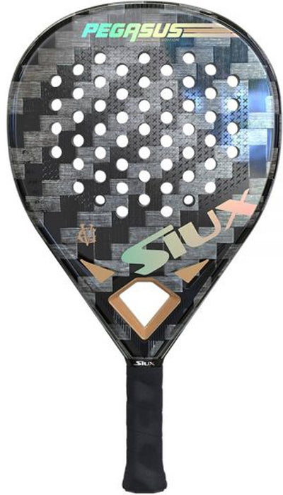 Siux Pegasus GV Edition – 24k (Hybrid) – Padelschläger 2023, Graugold