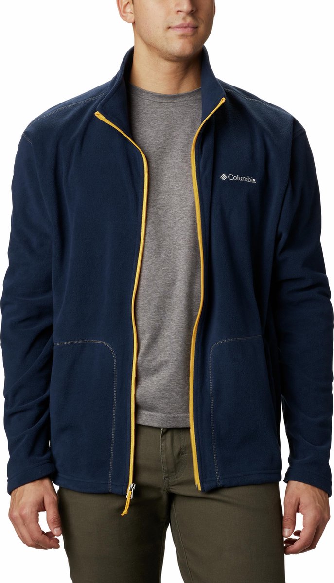 Columbia Fast Trek™ Light Full Zip Fleece Fleecejacke Herren – Fleecejacke mit durchgehendem Reißverschluss – Fleeceweste – Blau – Größe M