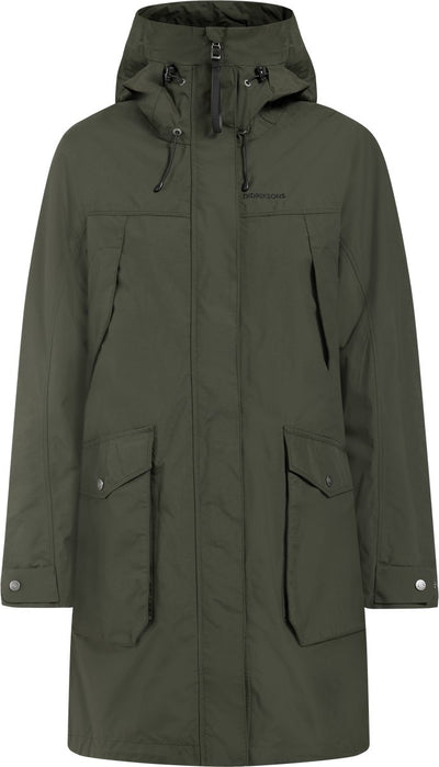Didriksons Thelma Wns Parka 10 Damen-Outdoorjacke – Dunkelgrün