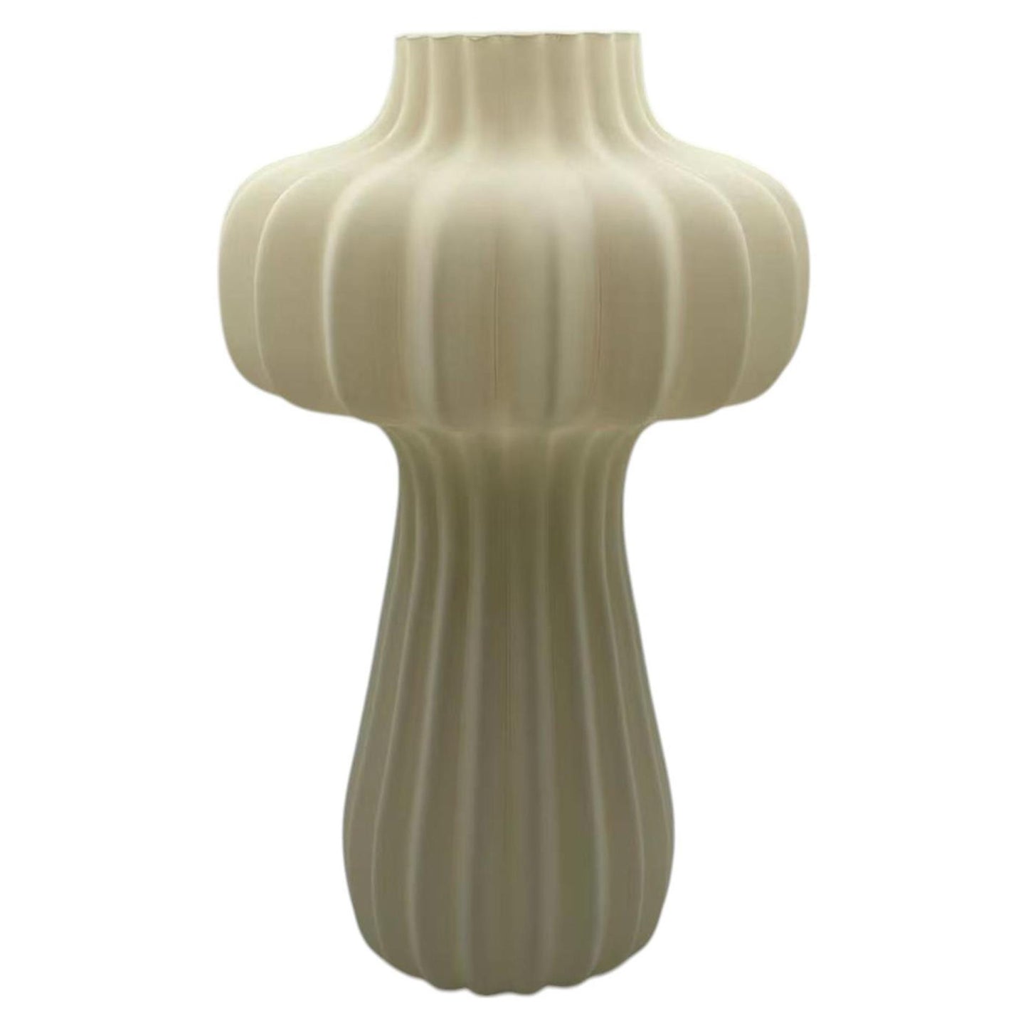Mansion Atmosphäre Vase Mae Glas weiß 17x17x27,5cm