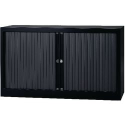 Rolltürschrank Bisley Eurotambours Plus schwarz