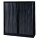 Rolltürenschrank Bisley Eurotambours Plus 120 x 43 x 133 cm schwarz