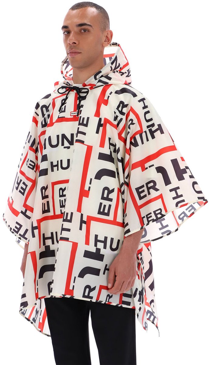 Hunter – Unisex bedruckter, verstaubarer Poncho AOP – Größe 1