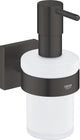 Grohe Quickfix Start Cube Zeepspender mit Halter – 160 ml – mattschwarz