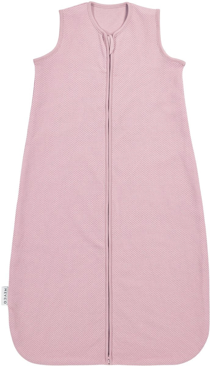 Meyco Baby Studio Collection klassischer Babyschlafsack – Lila Pink – 90 cm – 1,0 Tog