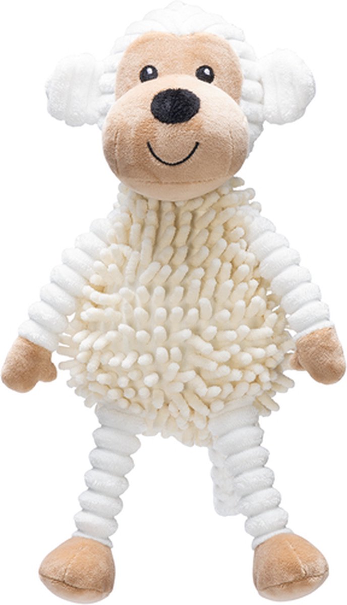 Beeztees Öko-Hundekuscheltier Affe Jeppe – Hundespielzeug – Plüsch – 36 x 30 cm